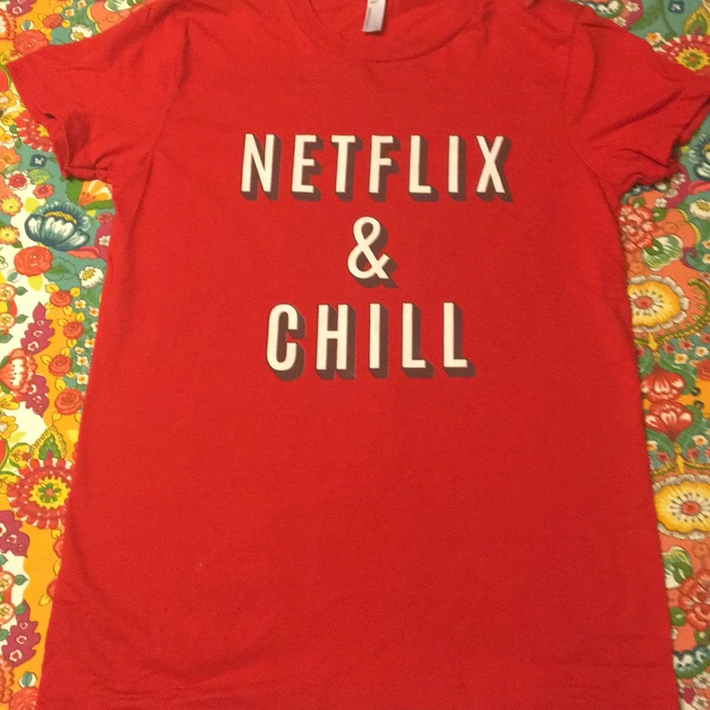 Netflix and Chill graphic tee
